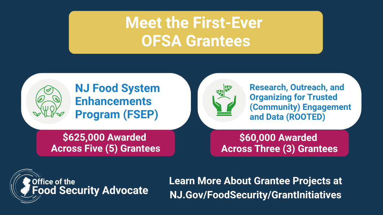 NJ Commitments for Food Security